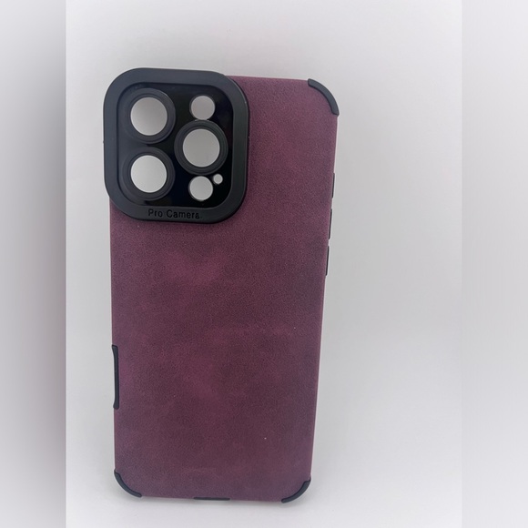 iPhone 16 Pro Max Case – Wine Red | Sophisticated & Durable - Picture 4 of 5